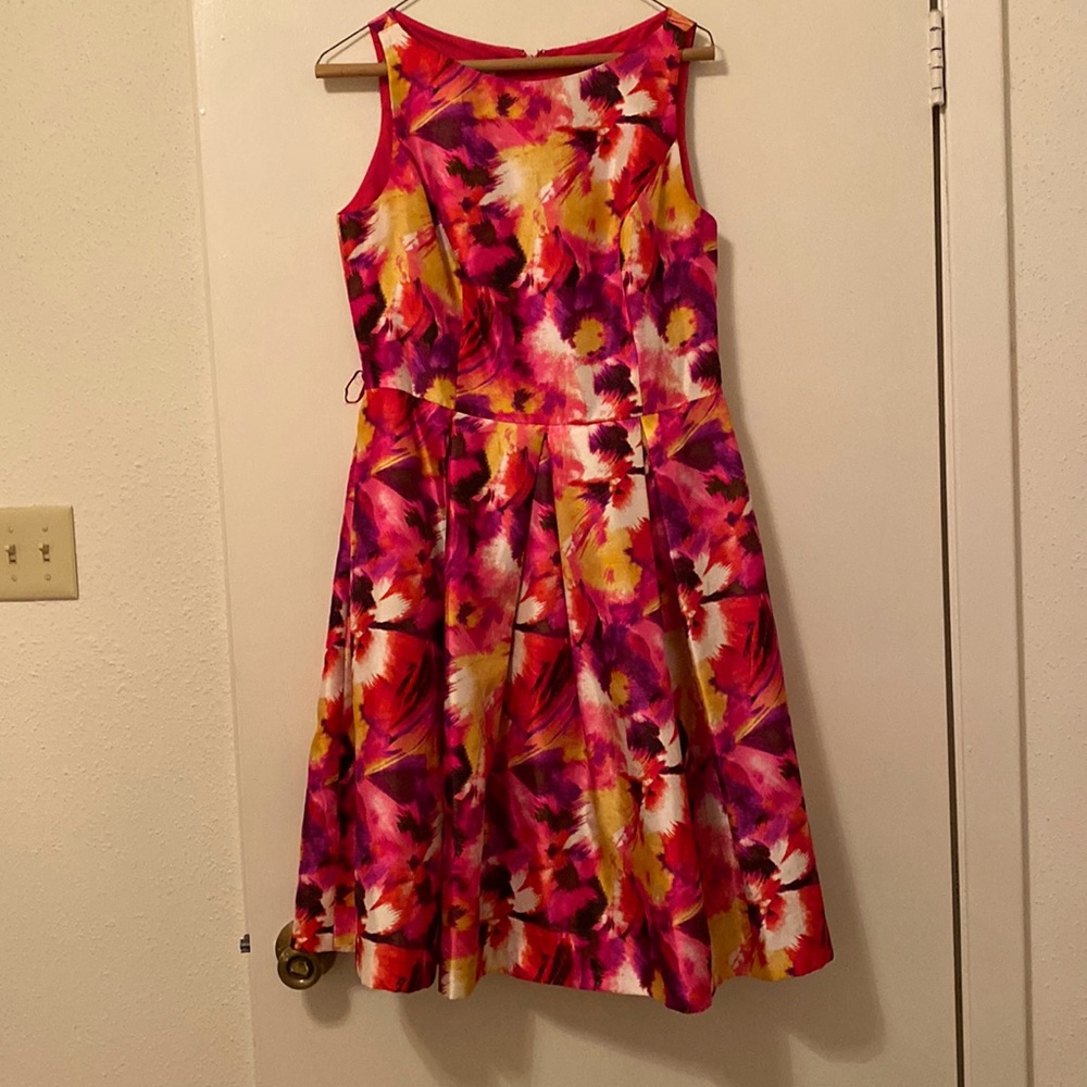 Kasper Floral Dress. Perfect for weddings, tea parties, etc.!